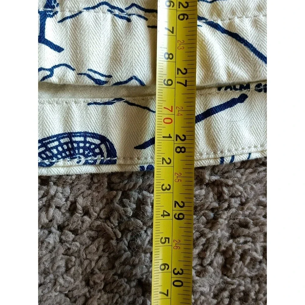 Urban Outfitters BDG Shirt Jacket Men's Small Graphic Print Yellow Denim Pockets